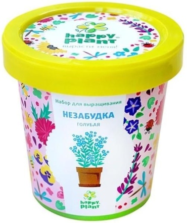 Выращивание растений Happy Plant Вырасти меня Незабудка голубая hpn-8