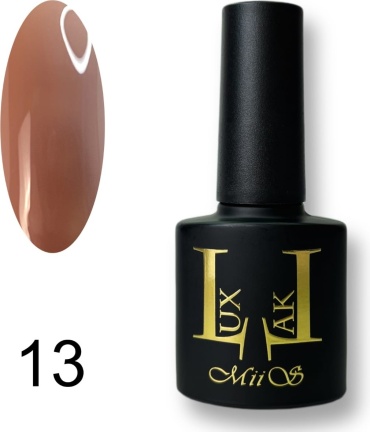 MiiS гель-лак LuxLak 13 глянцевое 7.3 мл