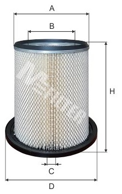 MFILTER Воздушный Фильтр A858