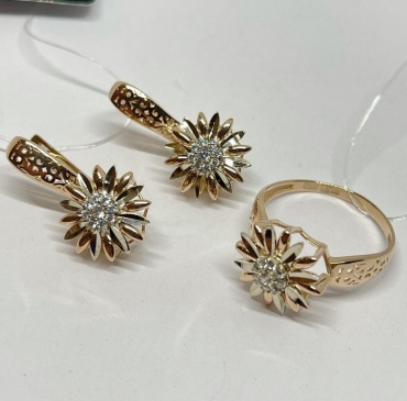 JN Diamond AIG-2023/65 вес 6.69 г золото, фианит