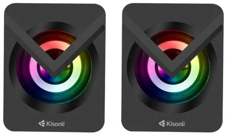 Компьютерные колонки Kisonli L-1040 черный
