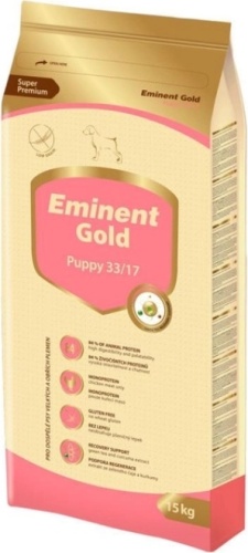 Eminent Gold Puppy супер-премиум для щенков, беременных и кормящих мелких и средних пород 15 кг