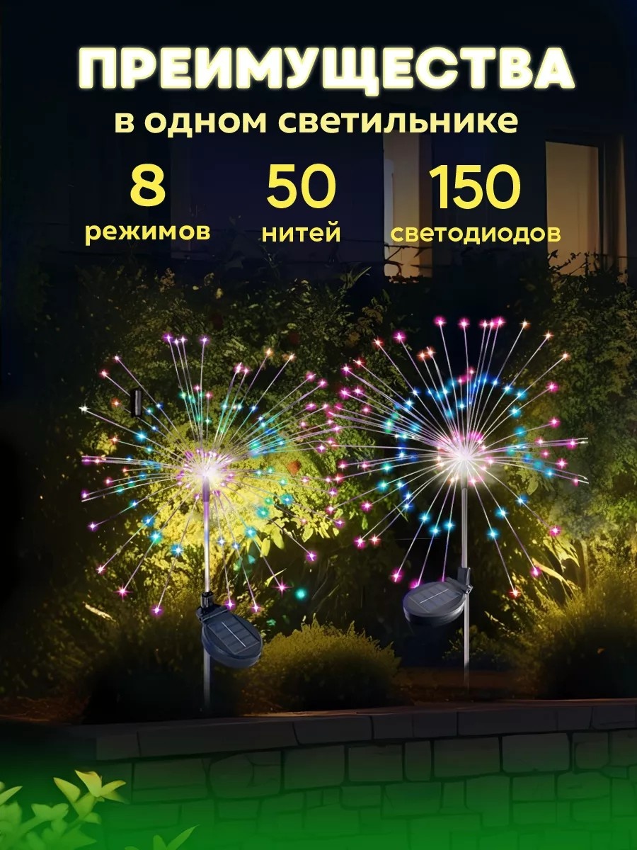Уличный светильник грунтовый 95 см