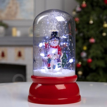 Luazon Lighting Капсула со снеговиком 30 см
