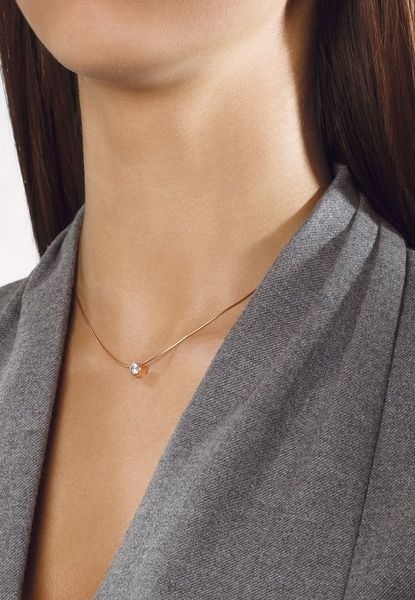 Колье kari jewelry 55906120 длина 40 см вес 3.4 г серебро, фианит