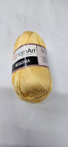Моток YarnArt BEGONIA 4653 Желтый 169 м 50 г