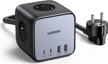 Ugreen DigiNest Cube 2C2A CD268 (60113) USB Type-C, USB 67 Вт черный