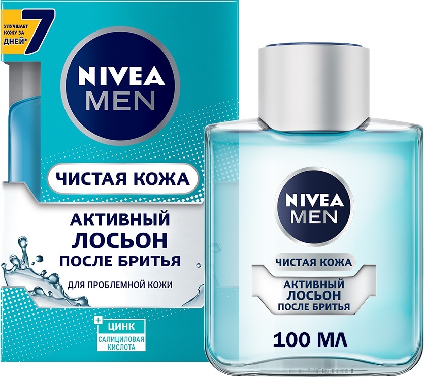 NIVEA Активный лосьон после бритья 100 мл