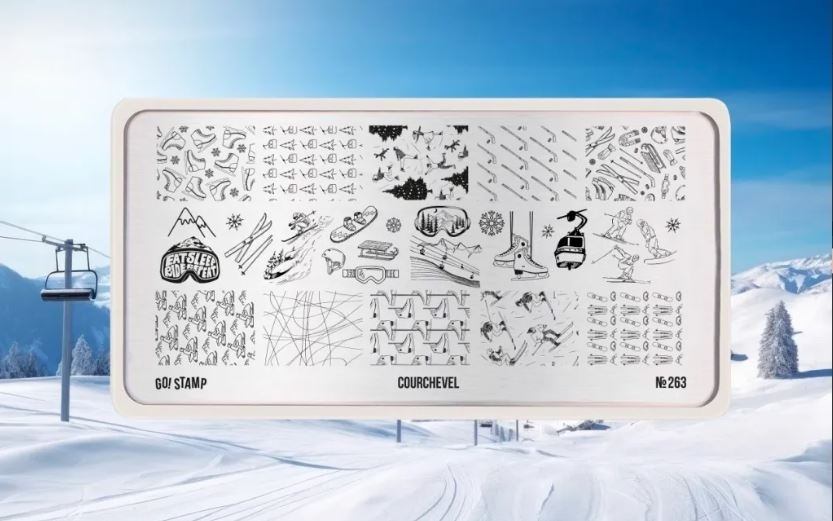 Go! Stamp пластины 263 Courchevel