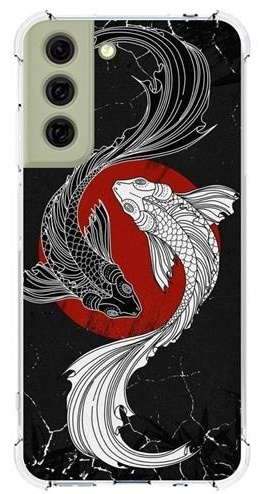 Чехол Qeeca для Samsung Galaxy S21 FE рисунок