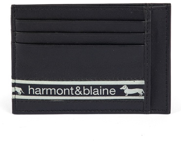 Картхолдер Harmont & Blaine натуральная кожа черный
