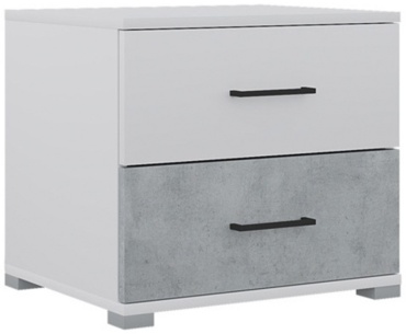 Тумба AAA 822367935, 50x45.2x41 см, белый, серый