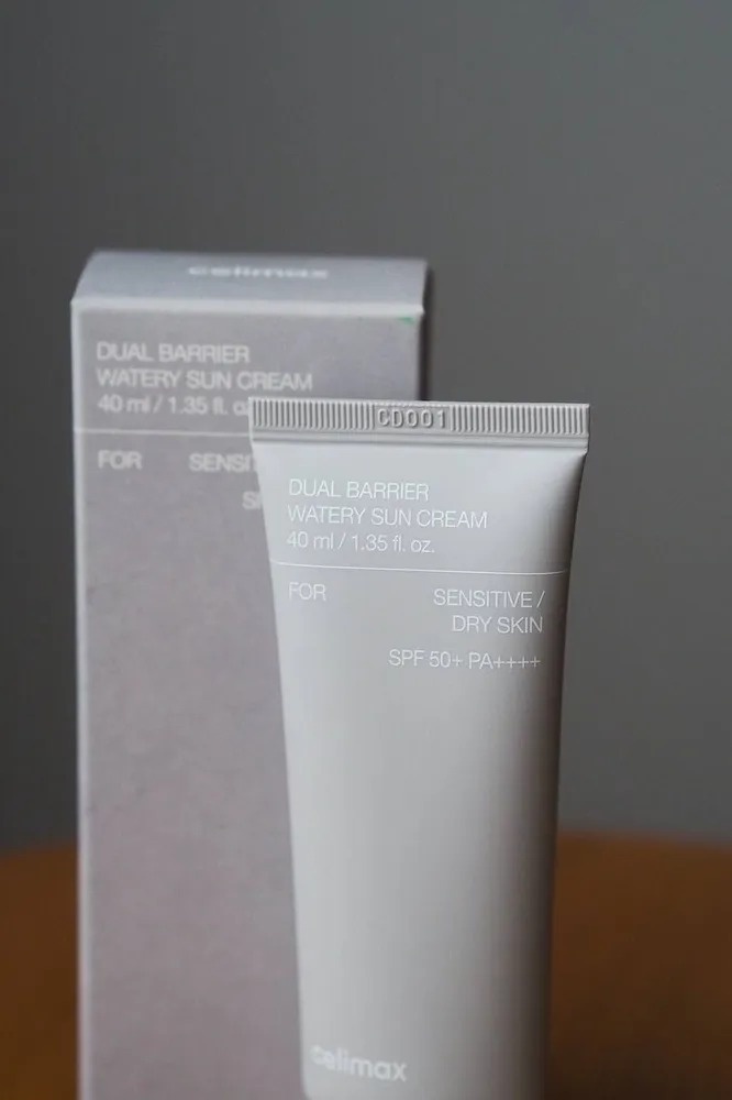 Celimax крем Dual Barrier Watery Sun SPF50 для лица, для зоны декольте 40 мл, фото 13
