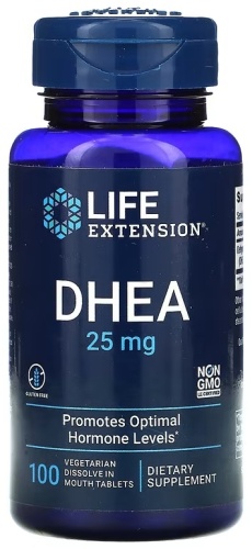 Life Extension БАД DHEA, 25 mg 100 таблеток