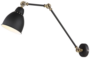 Бра настенный, накладной Arte Lamp E27, черный
