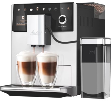 Кофемашина Melitta F 630-211 Latte Select серебристый