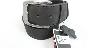 Ремень BAKS ACCESSORIES натуральная кожа 125 см черный