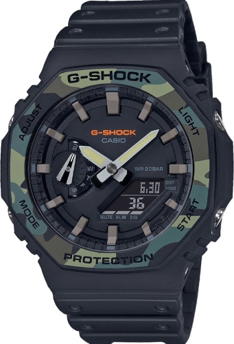Кварцевые CASIO G-Shock GA-2100SU-1AER пластик