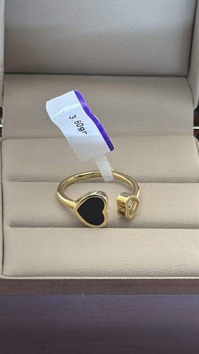 Sandu gold 528521 размер 18, 18.5 вес 3.6 г золото, фианит, эмаль