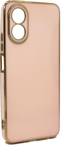 Чехол для OPPO A38, A18 розово-золотой