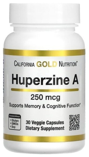 California Gold Nutrition гуперзин А, 250 мкг капсулы 30 шт