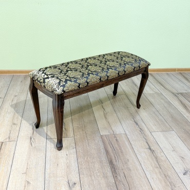Банкетка Topaz Кабриоль, 81x36x46 см, коричневый, золотой