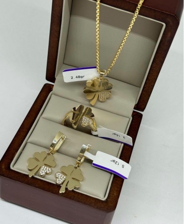Italian Gold 356432 вес 10.76 г золото, фианит