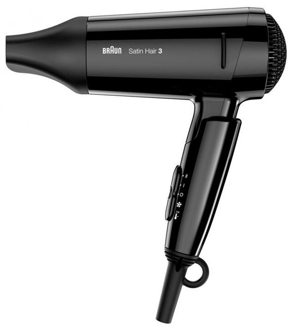 Braun HD350 компактный фен черный