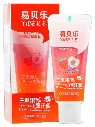 YIBEILE зубная паста Fruit 80 г