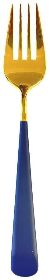 Вилка Yiwumart 1 шт, синий, золотистый 9303235