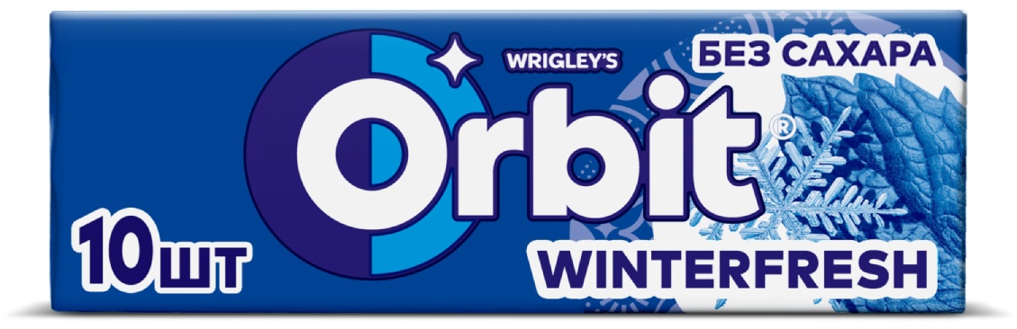 Жевательная резинка Orbit Winter Fresh мята 10 шт