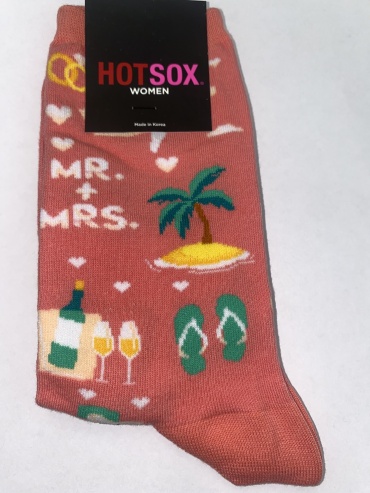 Носки Hotsox 1 пара зеленый, коралловый 36-42