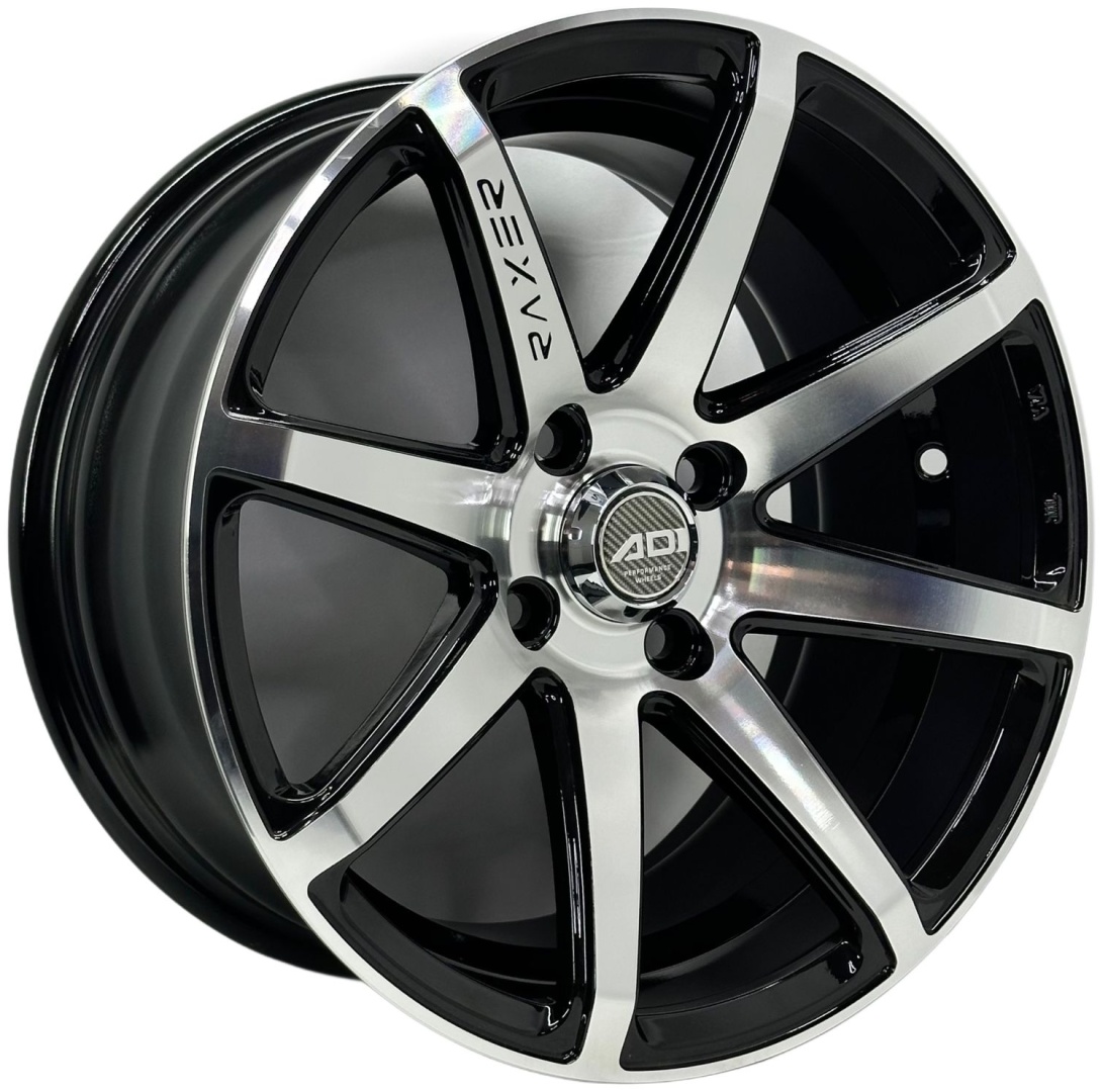 Yixing RAXER 3733 7x15/4x100 D67.1 ET30 4 диска черный, серебристый
