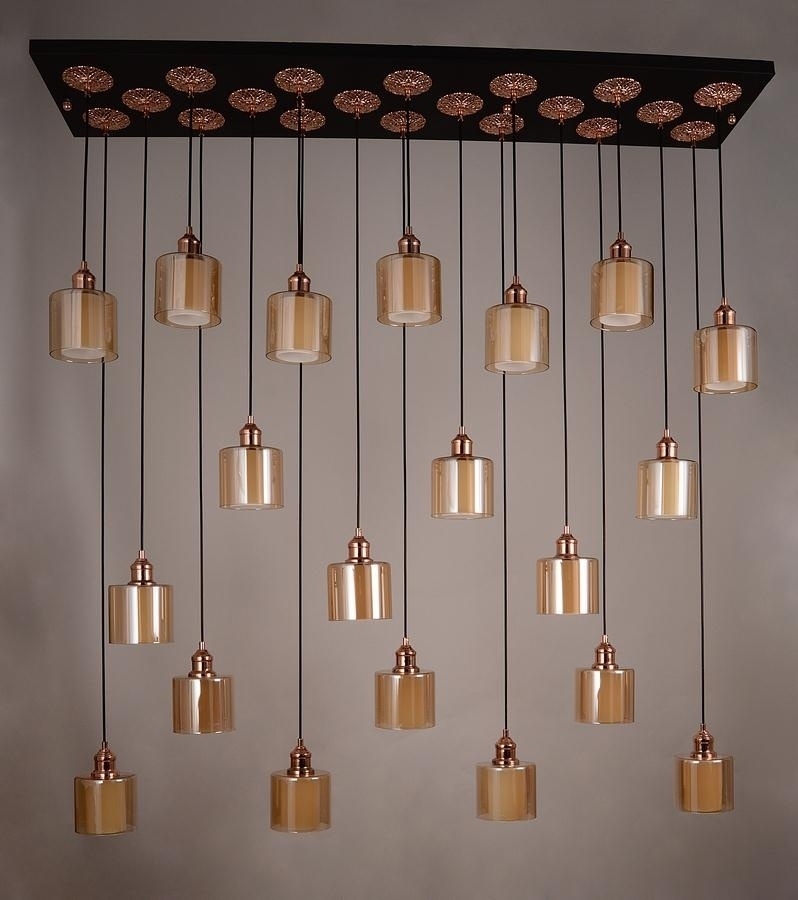Люстра потолочная Bussy Lighting E27, кол-во ламп: 20 шт