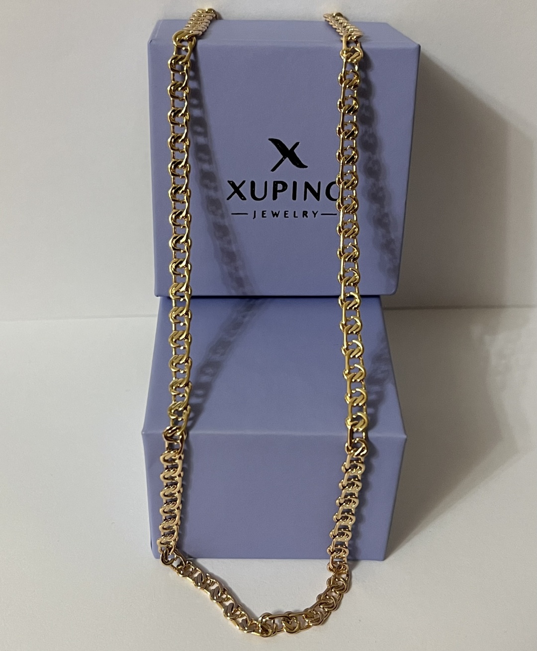 Цепь Xuping Jewelry длина 50 см медицинское золото без вставок