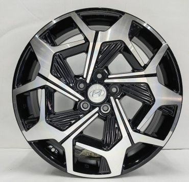 BW 377 7.5x20/5x114.3 D67.1 ET49 4 диска черный, серебристый