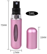 PERFUME атомайзер розовый 5 мл