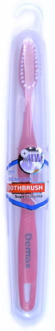 Demax Red зубная щетка средняя 1 шт