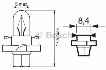 Автолампа Bosch 1 987 302 235 накаливания, 1 шт