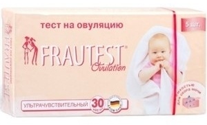 FRAUTEST Ovulation тест на определение овуляции струйный 5 шт