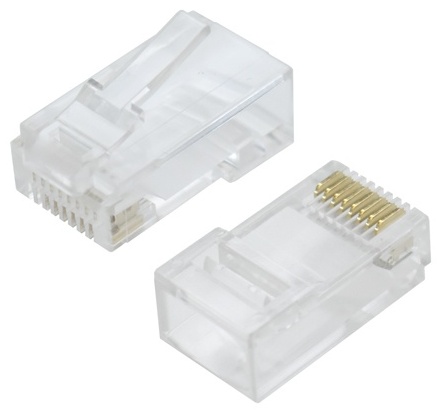 Купить Gembird коннектор RJ45 8Р8С 5е UTP, 100 шт в Алматы – Магазин на ...