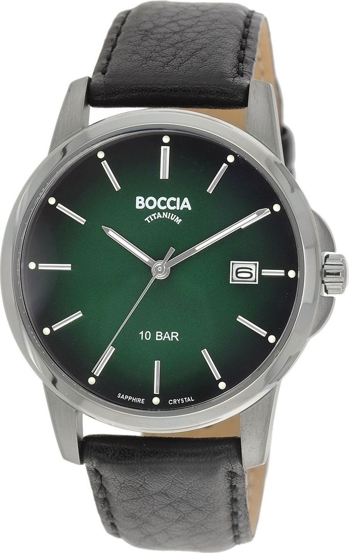 Кварцевые Boccia Titanium 3633-02C титан