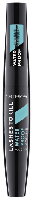Тушь для ресниц Catrice Lashes To Kill Waterproof Volume для объема, удлиняющая черный
