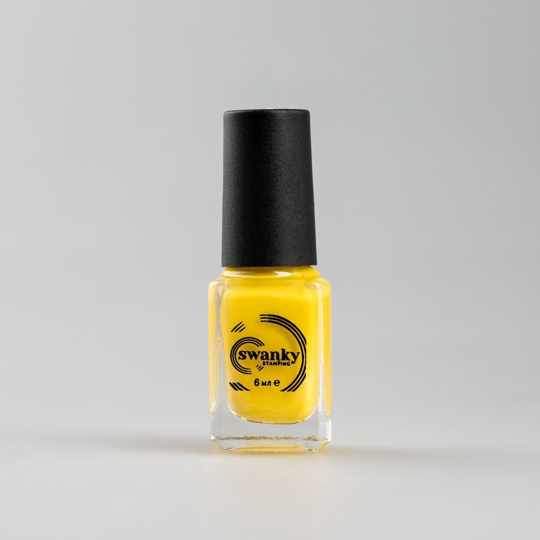Swanky Stamping Лак для стемпинга S06 Желтый 6 мл