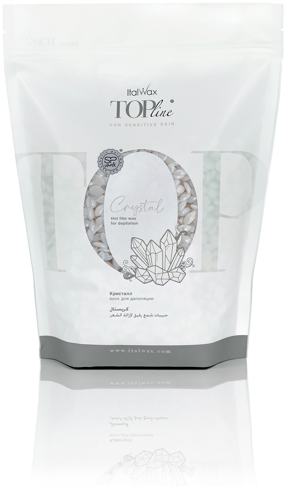 ITALWAX Top Line Crystal средняя пленочный воск 750 г