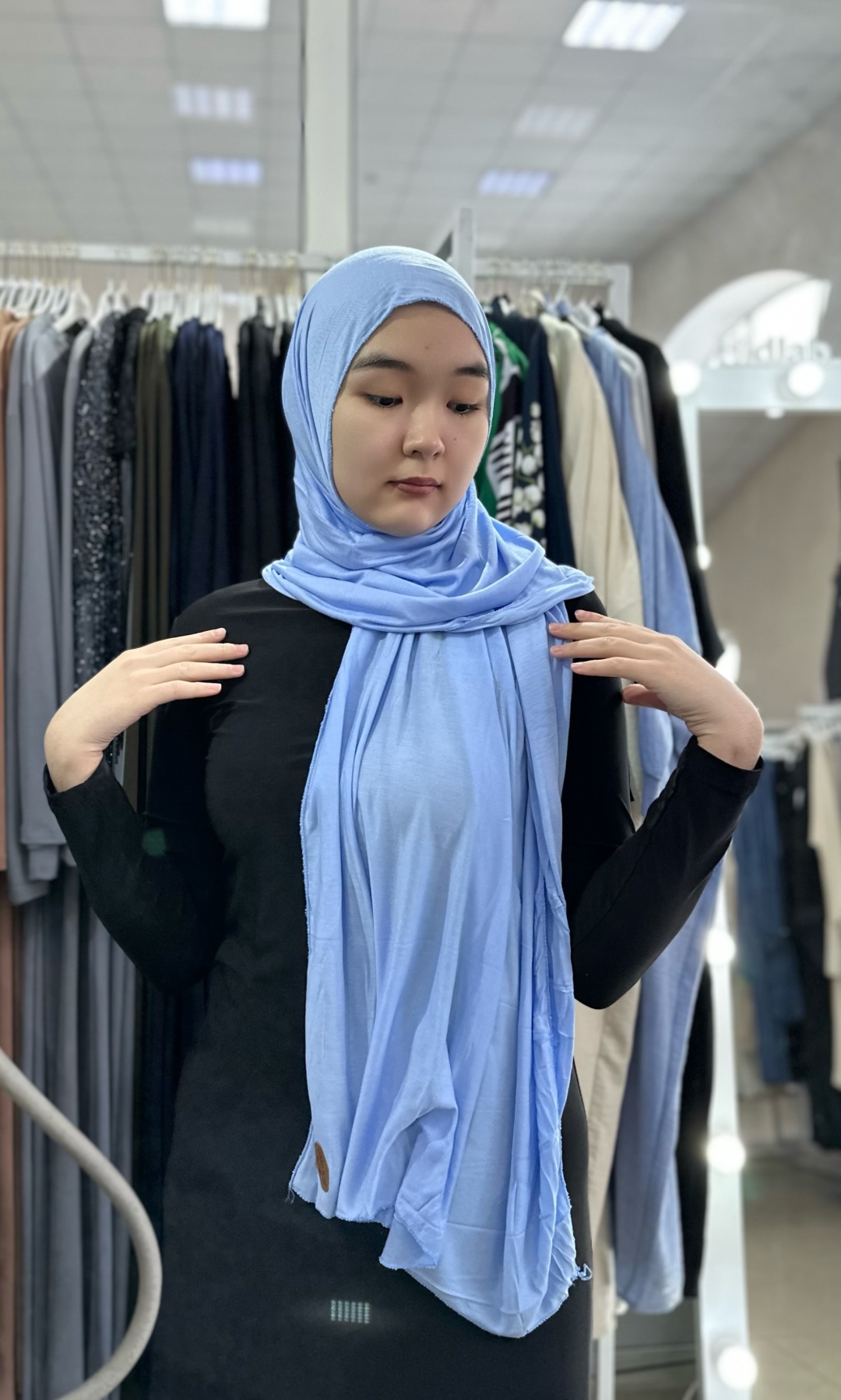 Шарф Hidjab style трикотаж 160 x 60 см