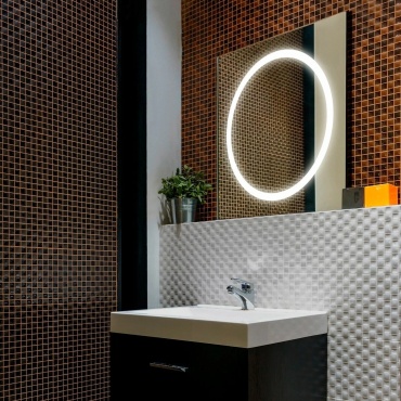 Зеркало настенное Mixline 70x70 см