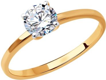 LUXOR JEWELRY LUXOR 019065_16.5_1.48 размер 16 вес 1.48 г золото, фианит