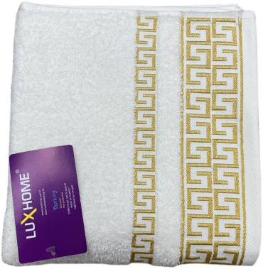 Полотенце LUX HOME 90x50 см, хлопок, 1 шт,