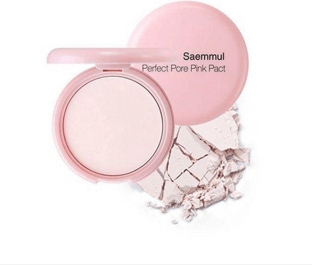 Пудра The Saem Saemmul Perfect Pore Pink Pact сухая Розовый розовый